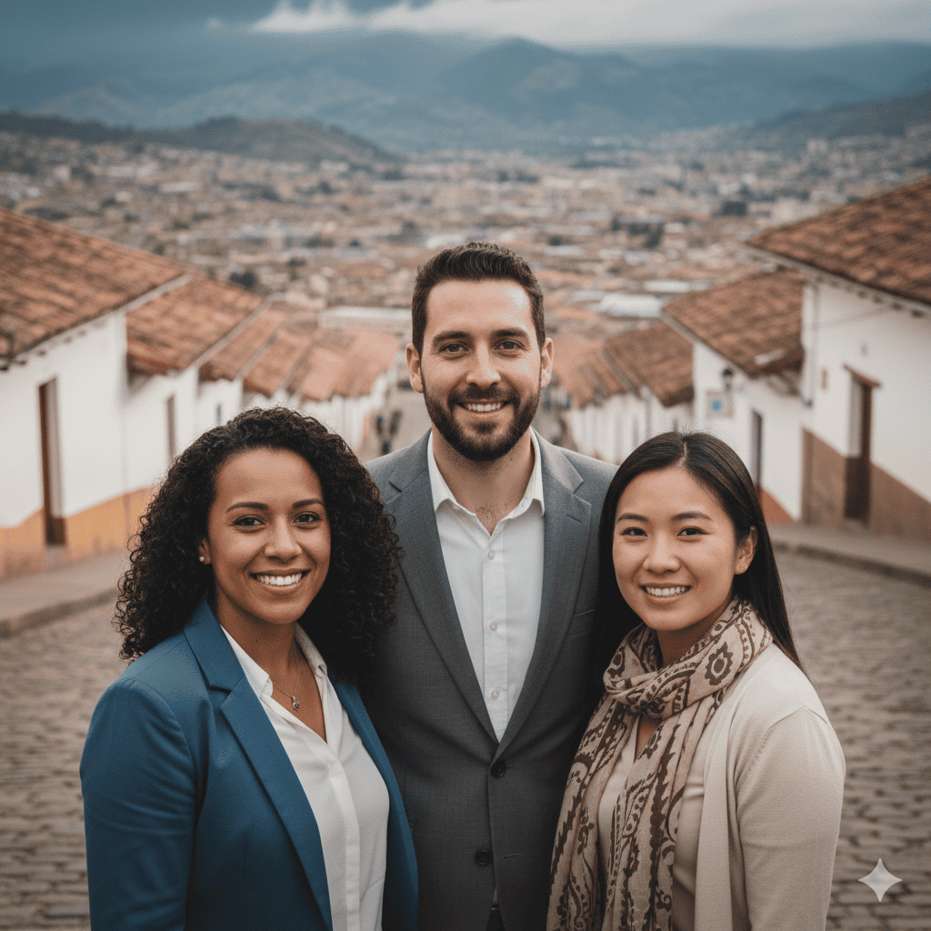 A photo of the Cuenca Visas team, your expat visa experts.